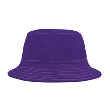Load image into Gallery viewer, Bucket Hat - Purple with Orange Tawnted Logo