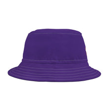 Load image into Gallery viewer, Bucket Hat - Purple with Orange Tawnted Logo
