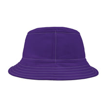 Load image into Gallery viewer, Bucket Hat - Purple with Orange Tawnted Logo
